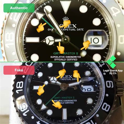 rolex gmt fake vs real|how to tell gmt master 2.